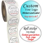 100 шт 2,5-8 см на заказ Стикеры s, вы можете выбрать свой собственный дизайн, сувениры наклейки на ящики, логотип, свадьба, крафт-бумаги вечерние Бумага Стикеры