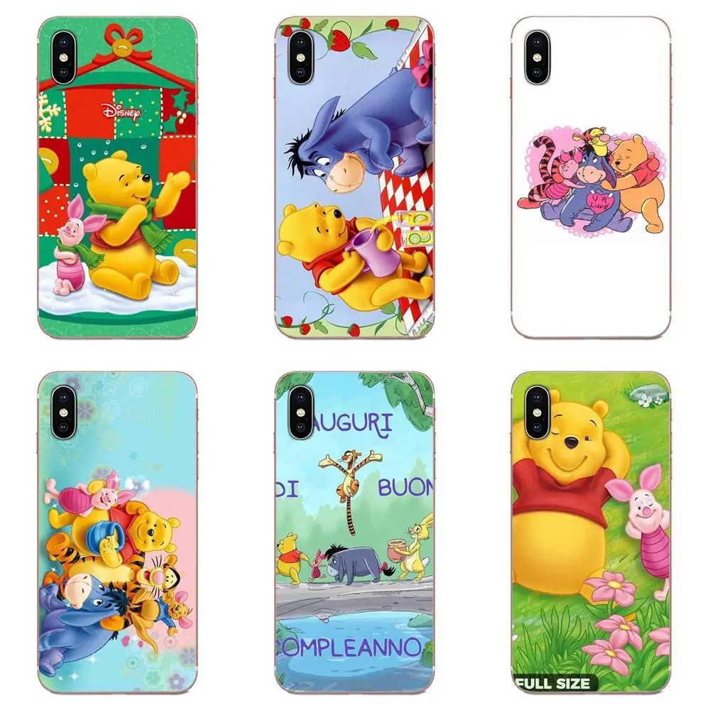 Резиновая Винни Пуха для Galaxy J1 J2 J3 J330 J4 J5 J6 J7 J730 J8 2015 2016 2017 2018 mini Pro мягкий Новый