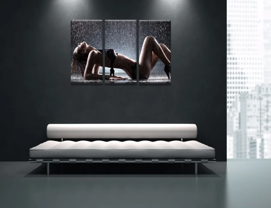 Сексуальные личные фотографии холщовые принты великолепные женщины в бикини