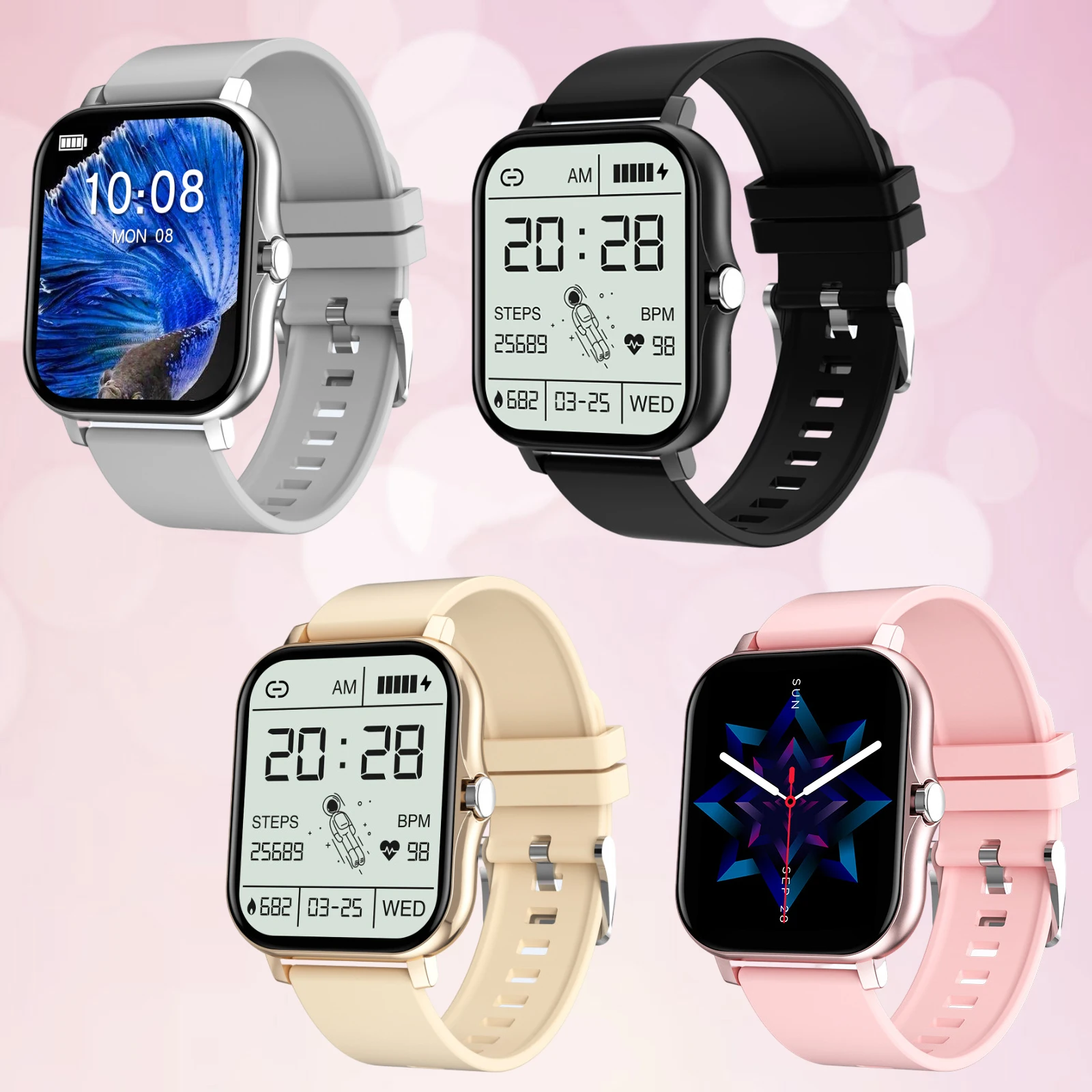 

Smart Watch Smartwatch Call Reminder Fitness Tracker Waterproof Wristband