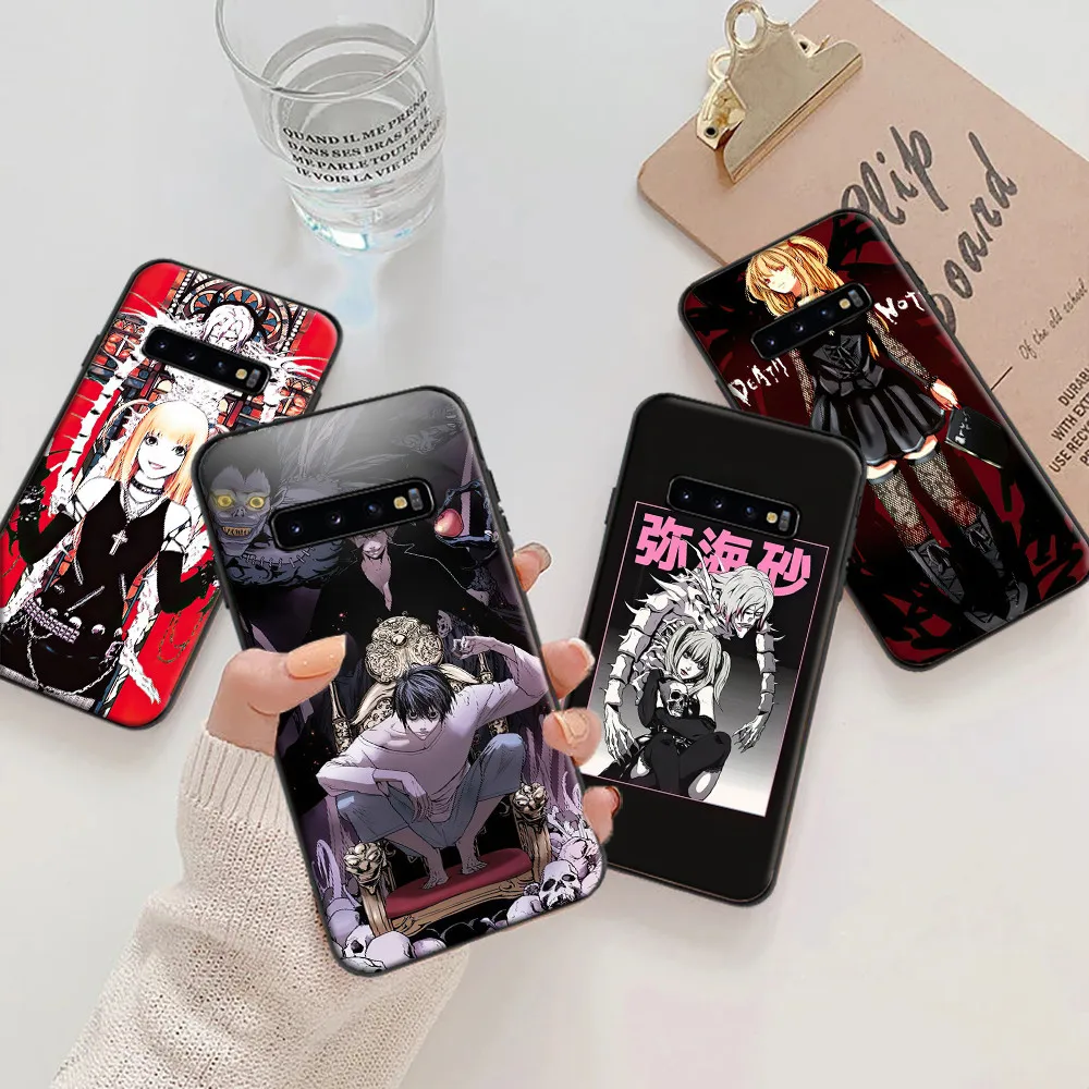 

Japan Manga Death Note Phone Case For Samsung Galaxy S8 S9 S10 Plus S10 S20 Lite Ultra Soft Case Funda Back Cover Anime MisaMisa