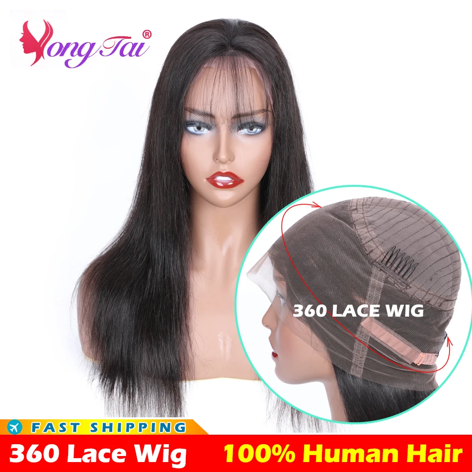 YuYongtai Malaysian Human Hair Wigs Straight HD Lace Front Wigs For Women Human Hair All For 1 Real And Free Shipping From China