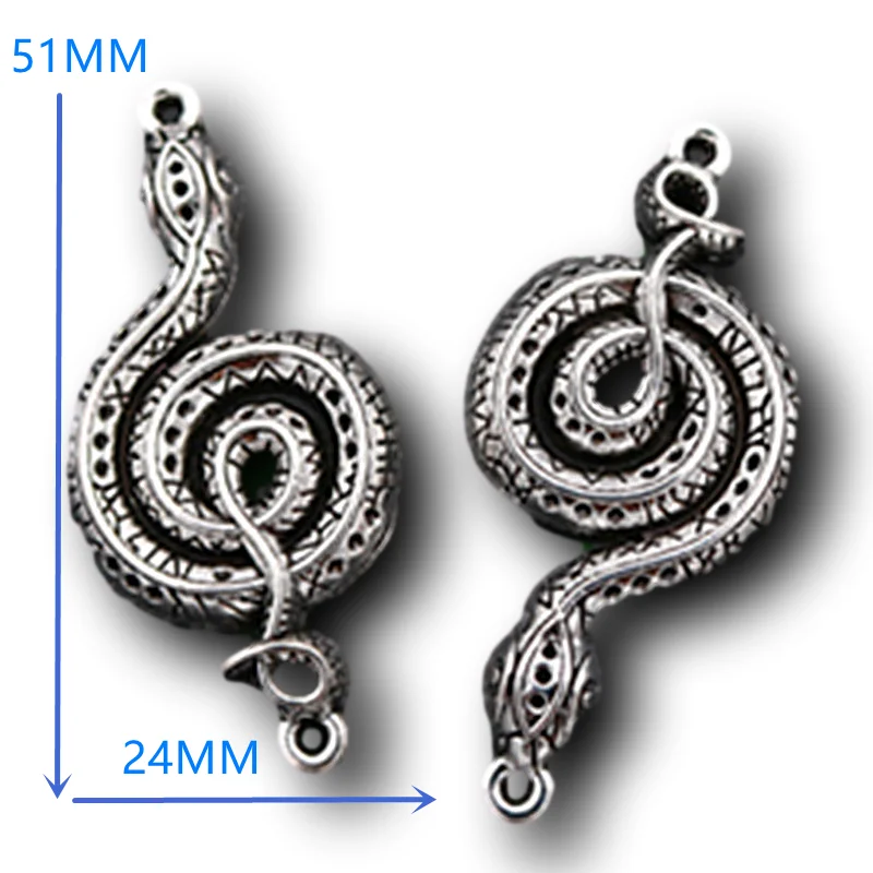 5 шт. посеребренные соединители для погремушек панк ожерелье браслет