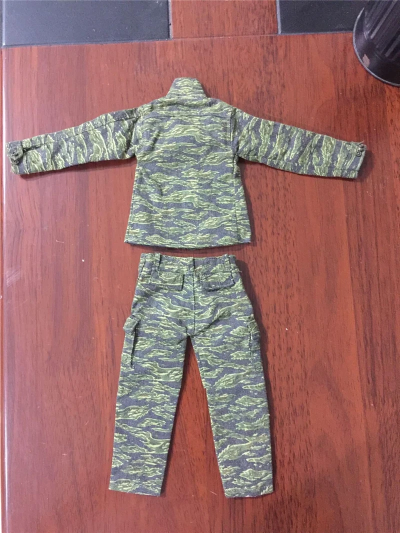 1/6 весы US войны во Вьетнаме узор боевая униформа Мужская одежда комплект для