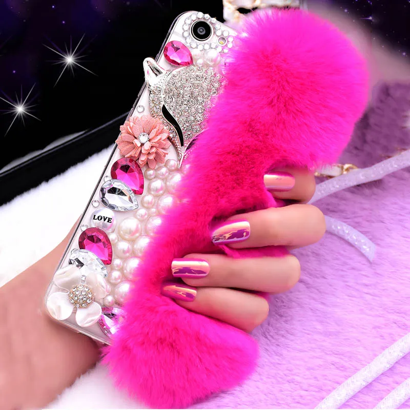 

Luxury Fluffy Fur Soft Case for IPhone 11 Pro Max 7 Plus 8 6 6S 5 5S SE Cute Bumper Cover for Apple IPhone 12 X Xr Xs Max