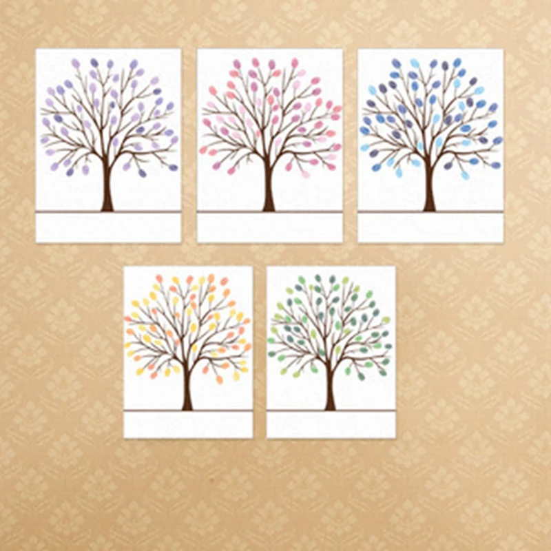 Новинка креативная Персонализированная холщовая картина с отпечатком пальца