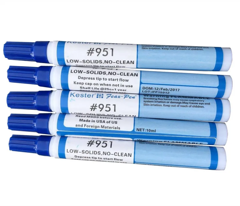 1 шт. 951 паяльная канифоль поток ручка с низким уровнем твердых тел Kester уборка