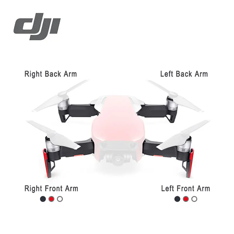 DJI Mavic Air Motor Arm оригинальные аксессуары Запчасти Передний левый/передний правый/задний левый/Задний правый Ремонт Замена