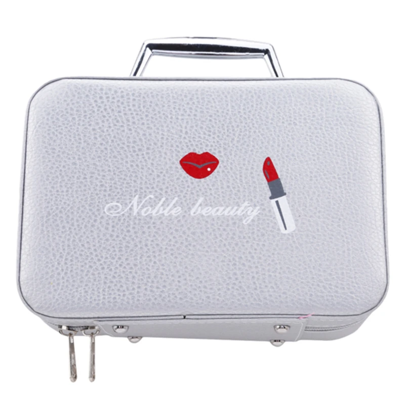 Новинка 2020 модный портативный косметический чехол из искусственной кожи сумка