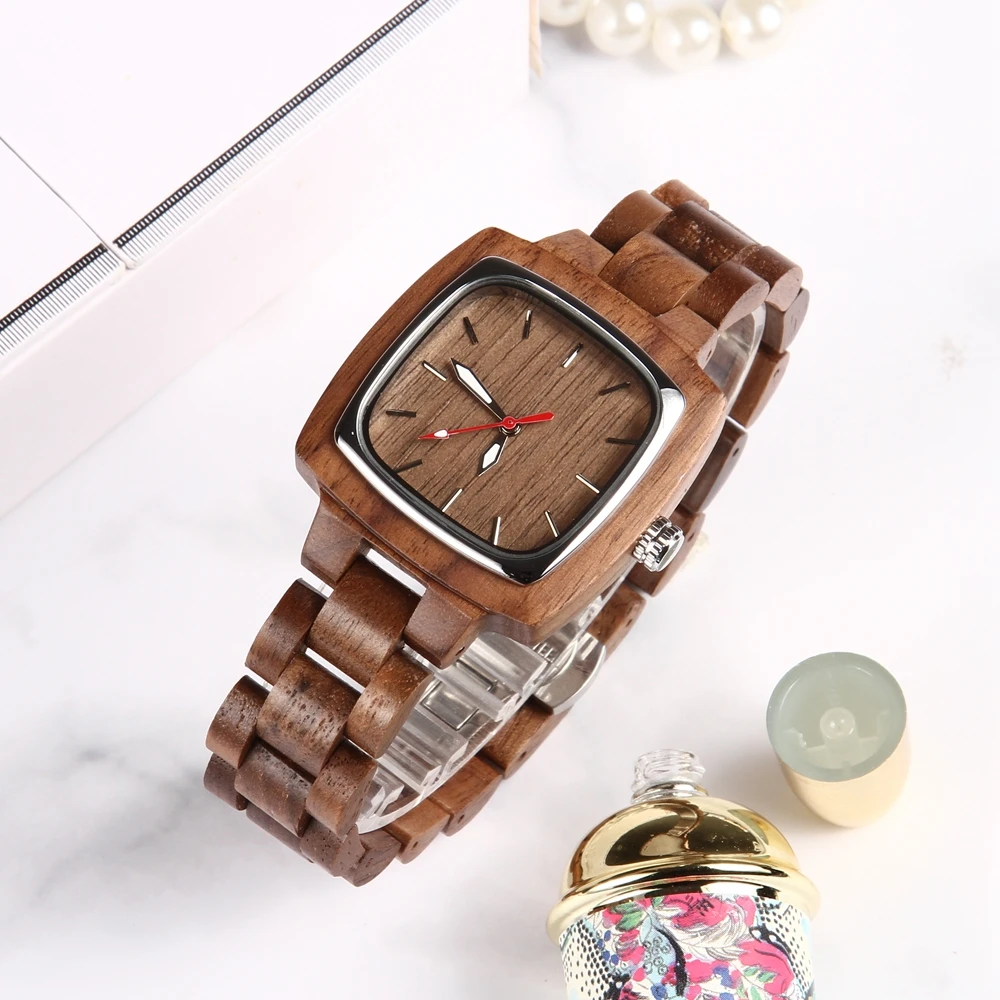 Женские часы из сандалового дерева | Наручные