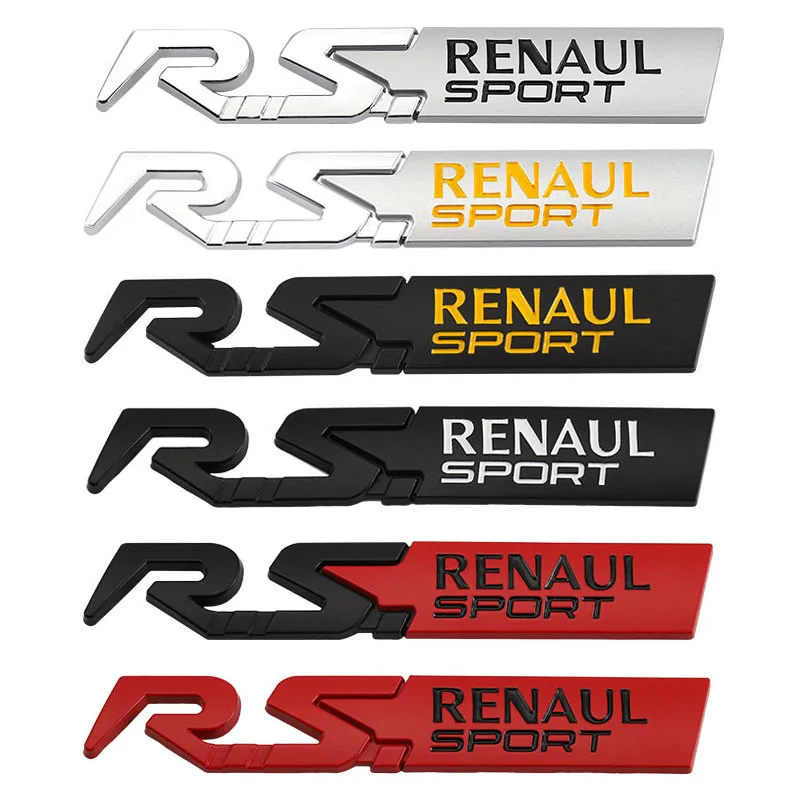 Автомобильная наклейка RS Спортивная с эмблемой для Renault Megane Scenic laguna Logan Koleos Sandero