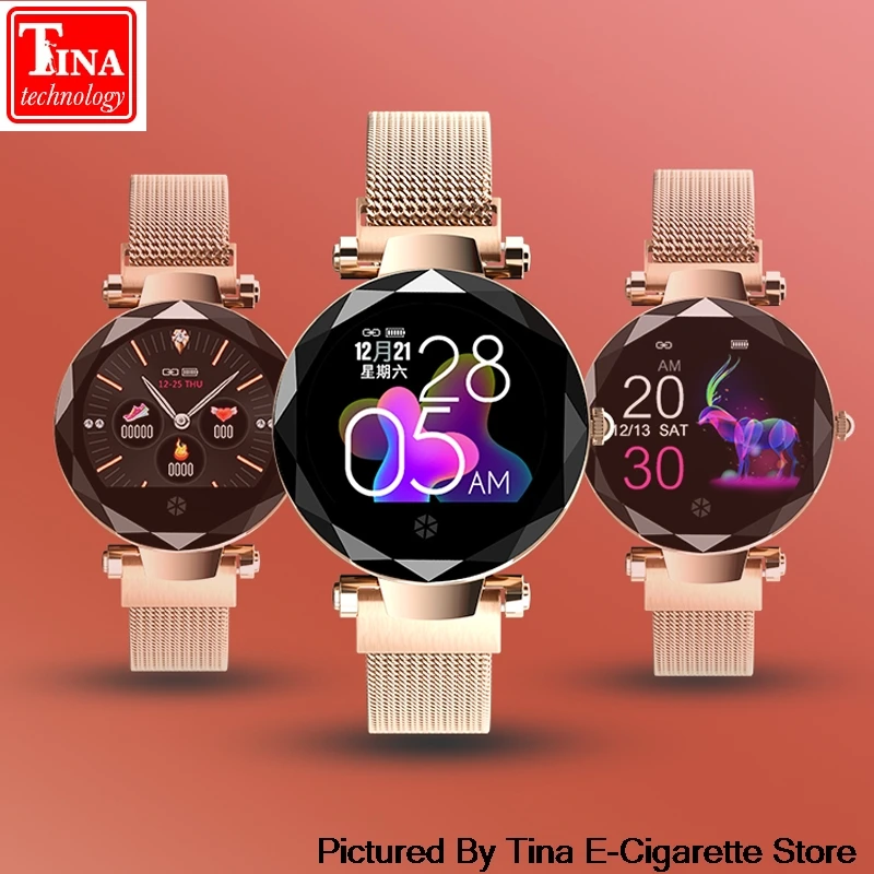 Женское платье HI18 IP67 Водонепроницаемый Женский Смарт браслет монитор сердечного