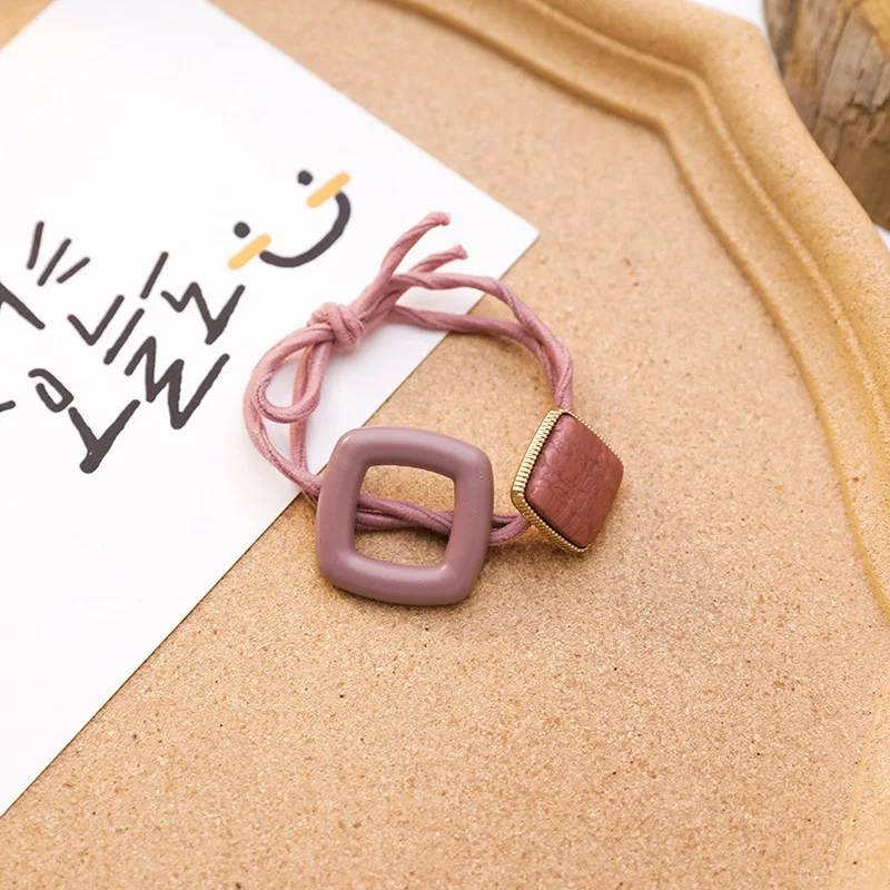 Женская резинка для волос с геометрическим рисунком простая в Корейском стиле