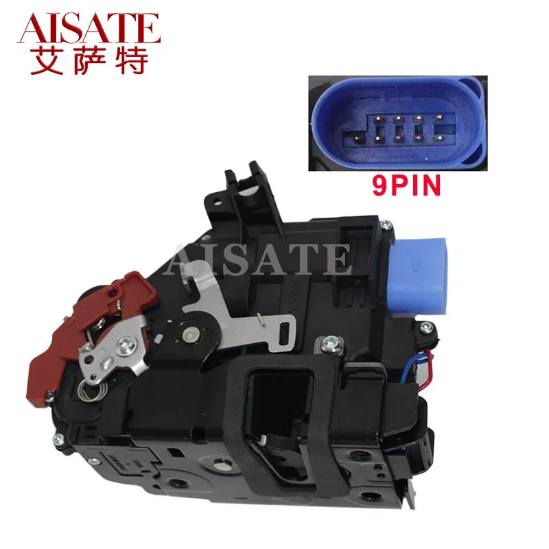 Левая передняя 9 PIN Дверные замки Привод центральный механизм для VW SEAT LEON TOLEDO Skoda Octavia 3D1837015AB 3D1837015AP 3D9837015
