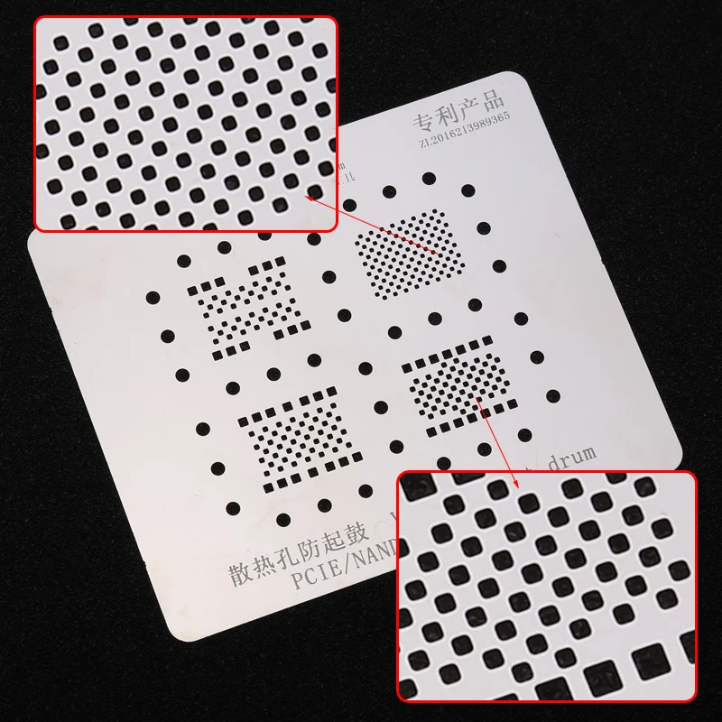 Набор трафаретов для пайки из нержавеющей стали BGA iPhone NAND PCIE шаблон посадки олова