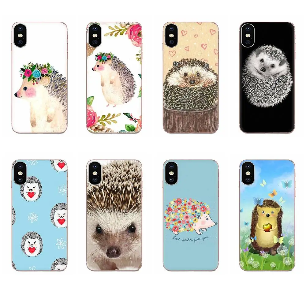 Для HTC Desire 530 626 628 630 816 820 830 One A9 M7 M8 M9 M10 E9 U11 U12 Life Plus Мягкий ТПУ рисунок розовый Ежик
