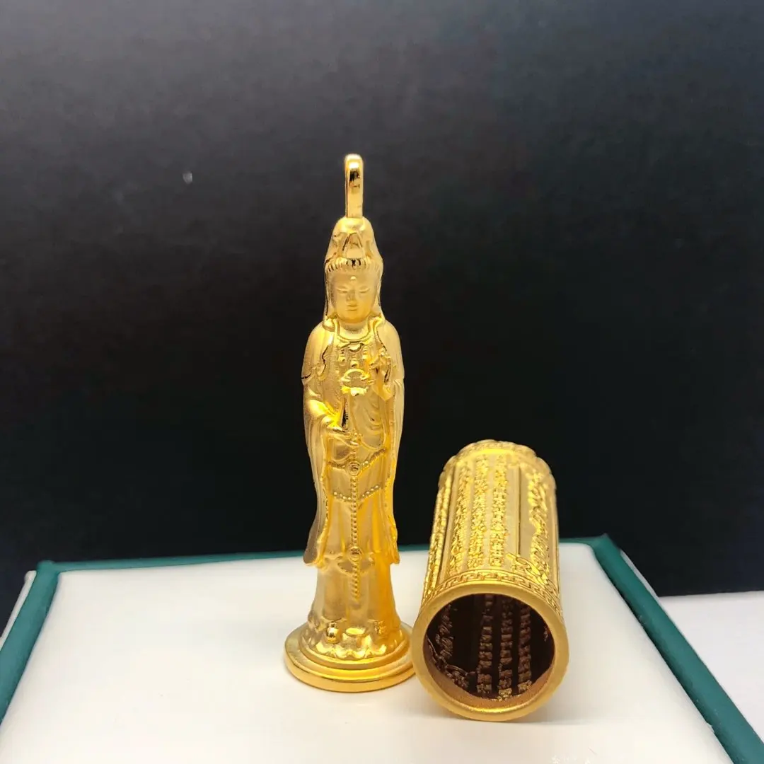 HX 24K кулон из чистого золота настоящая в 999 твердая Золотая подвеска красивое