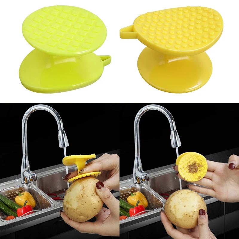 CARRYWON многофункциональная редиска Картофельная Овощечистка фрукты и щетка для