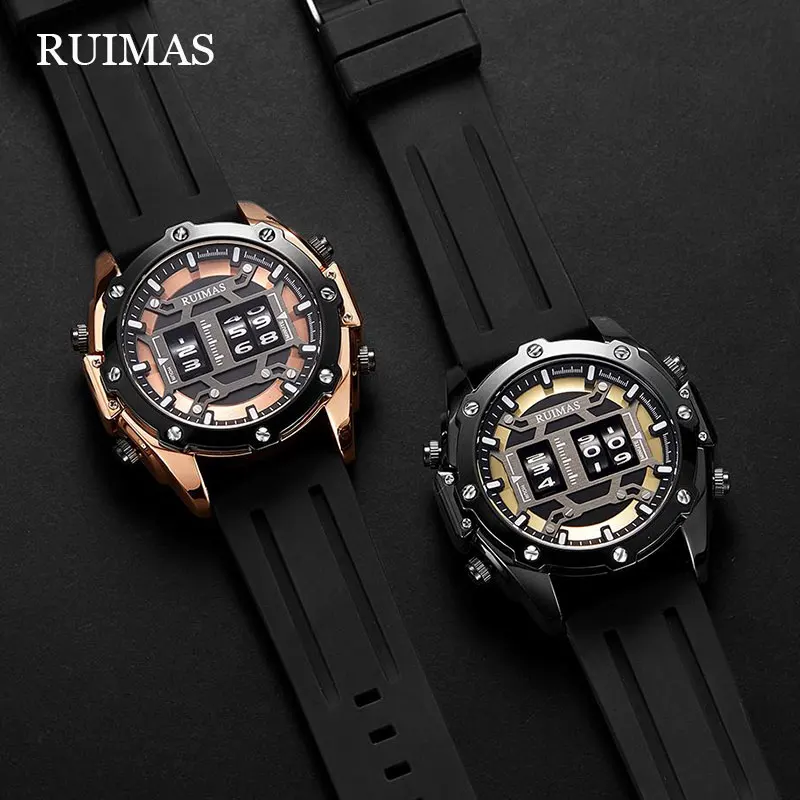 Мужские спортивные часы Rolling Time Роскошные Известный Топ бренд Мужская мода