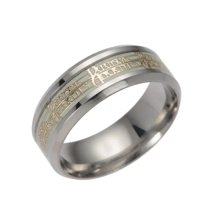 Аниме игра DOTA2 знак узор сувенир аксессуары светящееся кольцо косплей титановая