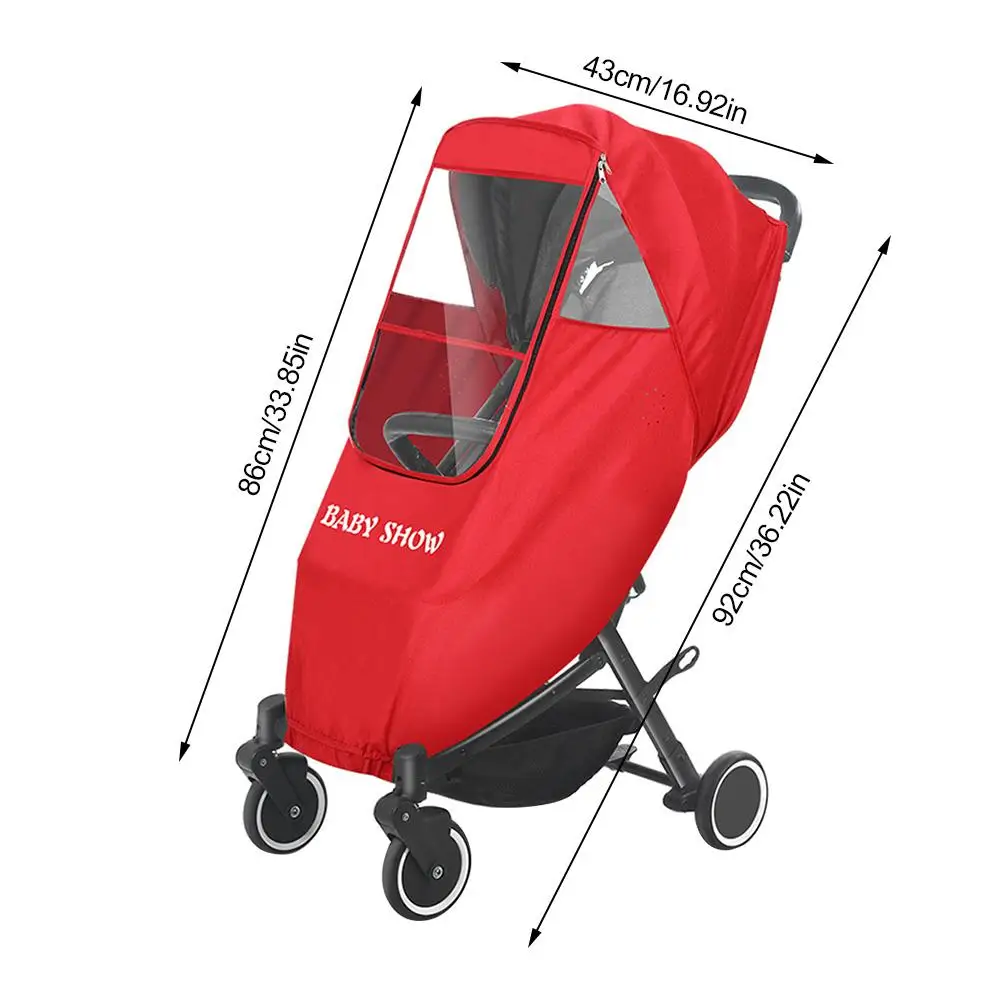 Универсальная детская коляска зонт на лобовое стекло теплый чехол полная защита