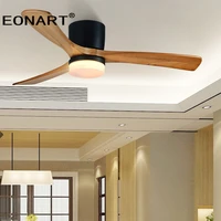 36 inch low floor black dc led ceiling fan lamp with remote control modern indoor solid wood fans for home ventilador de techo