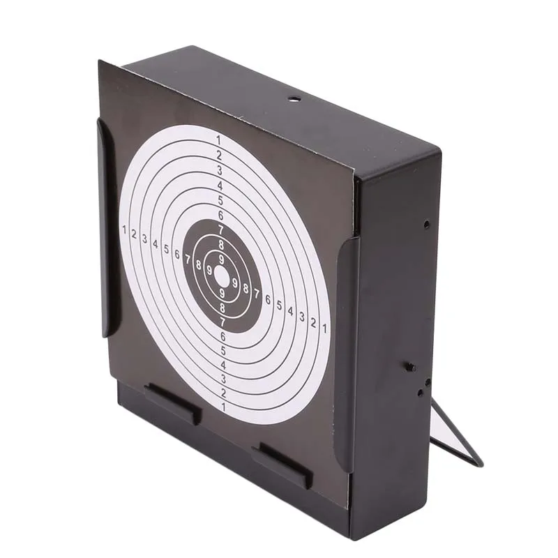 

Paper Target Box Air Gun Shooting Target Case Holder Archery Metal Target Box Bow Arrow Gun Hunting Accessory