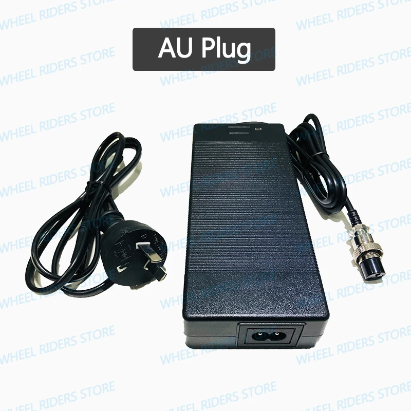 AU PLUG Оригинальное зарядное устройство для ZERO 10X Электрический kickscooter Аксессуары ЕС Великобритания AU США - Цвет: AU PLUG