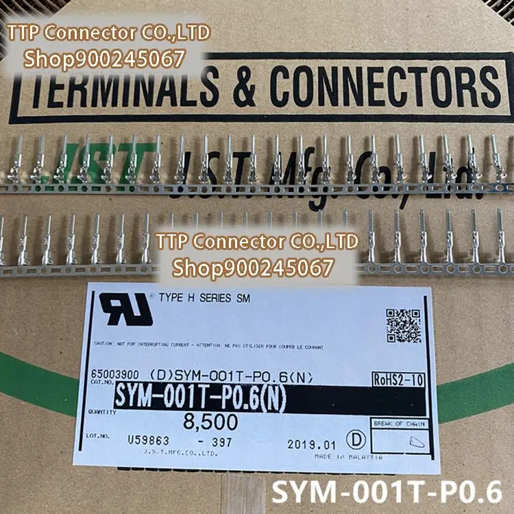 

100pcs/lot Connector SYM-001T-P0.6 Wire gauge 22-28AWG 100% New and Origianl