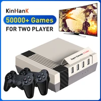 retro video game consoles built in 50000 games for pspps1n64snesnes mini gaming console super console x cube for two players