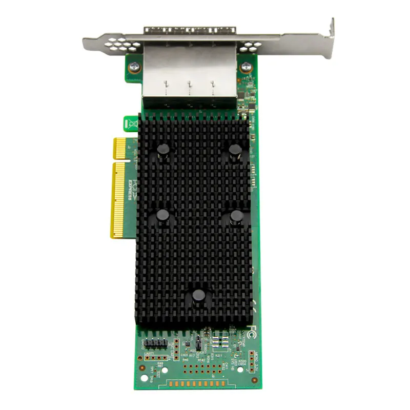 Высокопроизводительный новый контроллер 9400-16E на основе LSI SAS3416 Mini Sas HD Ext 12Gbs 16 Port