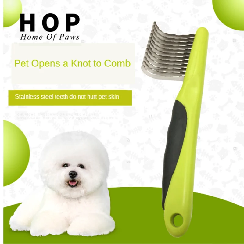 

Pet Dedicated Dog Hair Comb Golden Retriever Teddy Dog Supplies Large Dog Knotting Knot Hair Removal Comb Brush