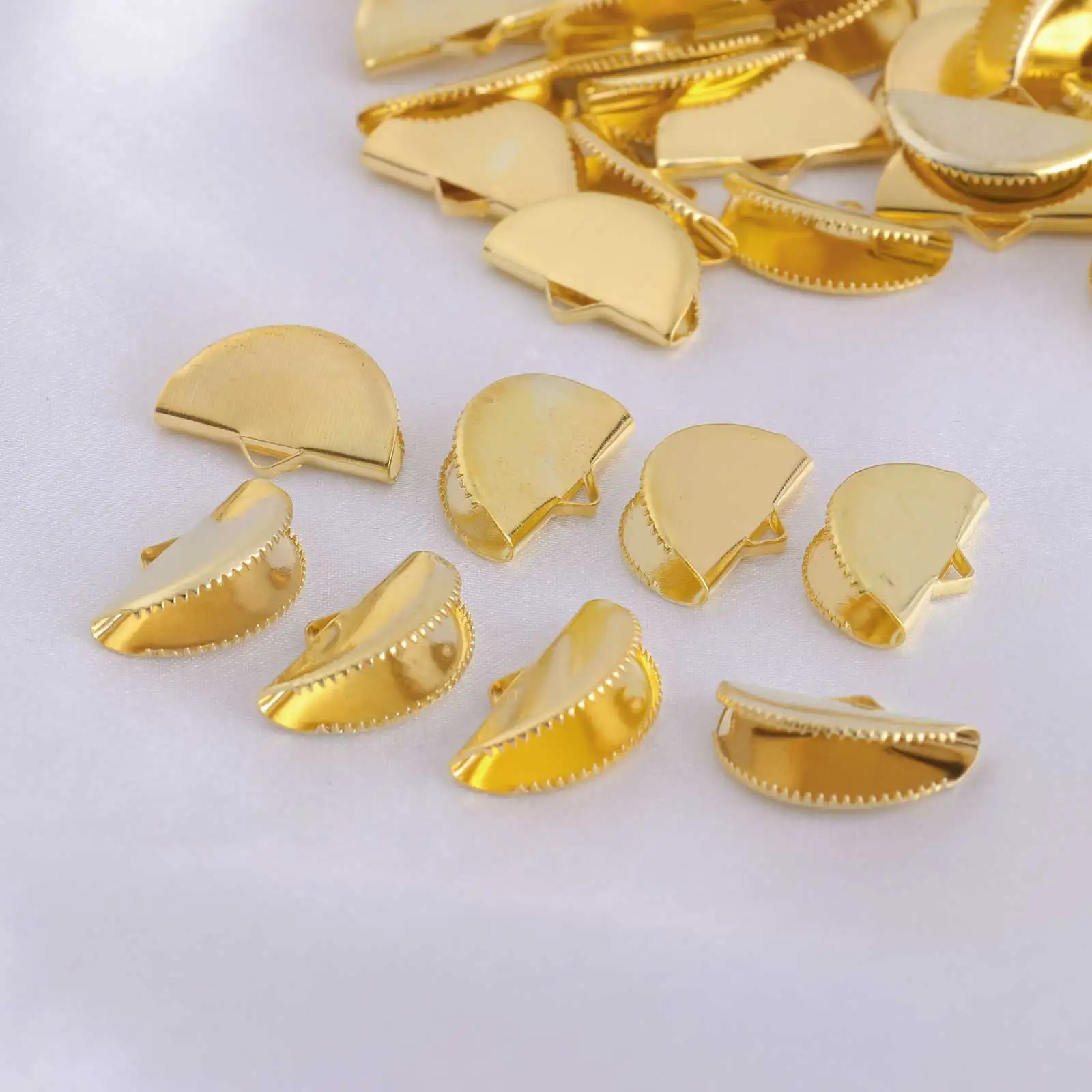 Полукруглые концы шнура соединители зажимы для браслетов и закладок s образные