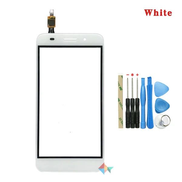 White With Tool Высокое Качество 5," для huawei Y3 CRO-U00 CRO-L02 CRO-L22/Y5 lite Сенсорный экран дигитайзер передней Стекло объектив Сенсор Панель - Цвет: White With Tool