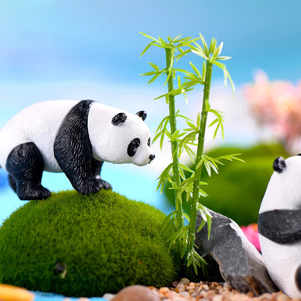 5 шт. мини бамбуковая фигурка растения Фея Сад Микро бонсай для пейзажа DIY Декор |