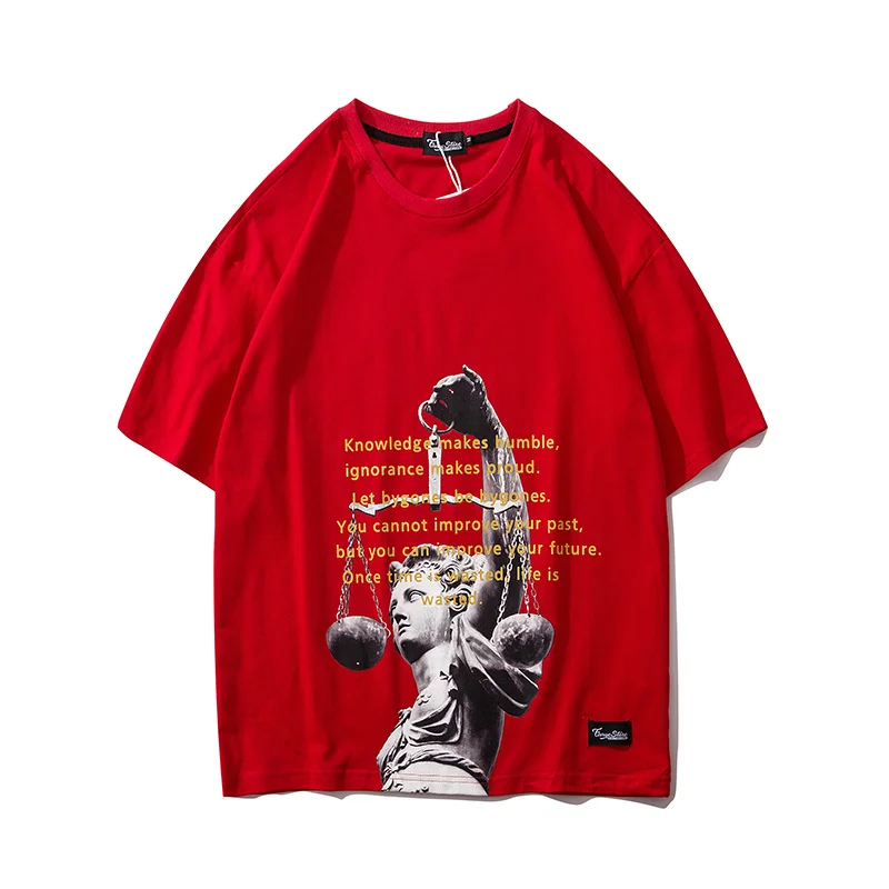 Мужская футболка с коротким рукавом Повседневная хлопковая Футболка в стиле