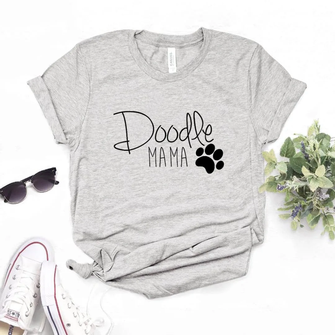 

Doodle мама носки с принтом медвежьей лапы для женщин хлoпкoвaя пoвсeднeвнaя забавная футболка подарок Lady Yong для девочек топы, футболки