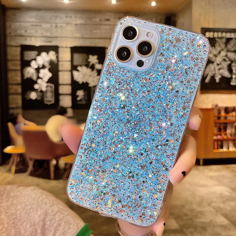 

For Huawei Honor 10i 8X 8A 9X 20 10 Lite Y9 Prime Y7 Y6 2019 Case Bling Glitter Cover Huawei P40 Lite P30 Pro P Smart 2021 Cases