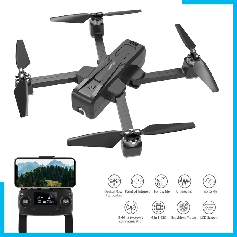 JJRC X11 дрона с дистанционным управлением 5G WI-FI видом от первого лица 2K HD Камера GPS 20