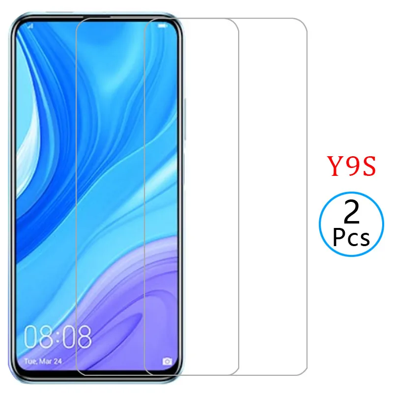 Чехол для huawei y9s чехол из закаленного стекла Защита экрана y 9 s y9 2020 защитный