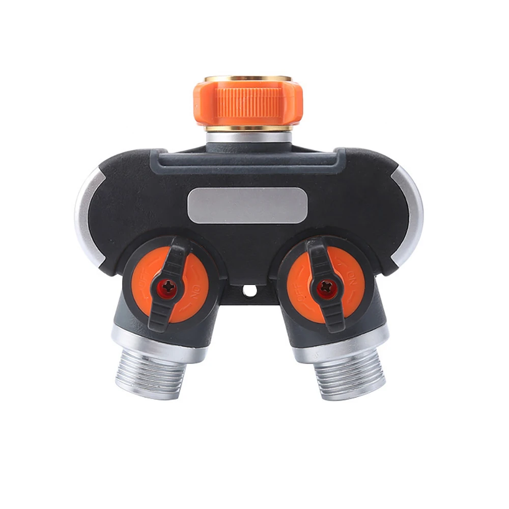 

Faucet Connector Y-water Distributor Adjustable Watering Systems Lockable External Tooth Pattern Water Separator Connectors