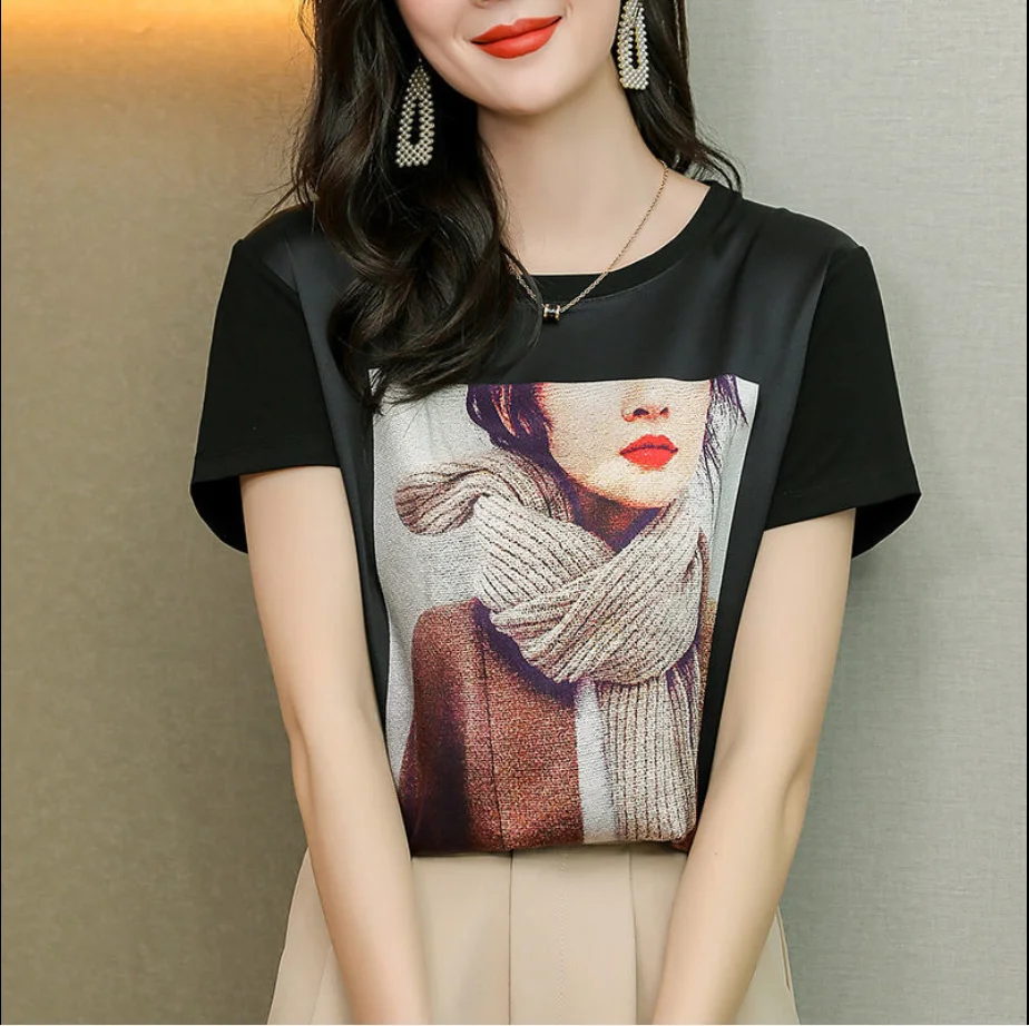 

2021 summer new fashion slim short sleeve T-shirt