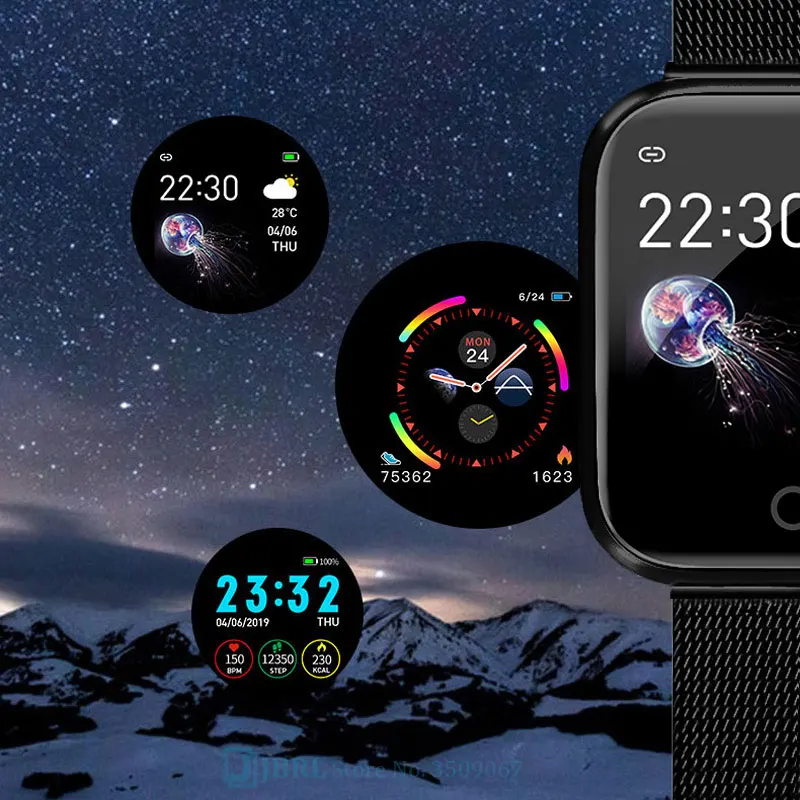 Новый модный смарт браслет для мужчин и женщин Android IOS фитнес трекер фирменный