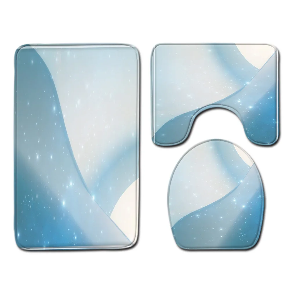 Zeegle красочные Ванная комната коврик набор сиденье для унитаза ближнего