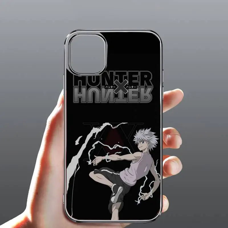 

Hunter X Hunter Killua Zaoldyeck Phone Case Transparent for iPhone Samsung 11 12 6 7 8 9 30 Pro X Max XR Plus lite