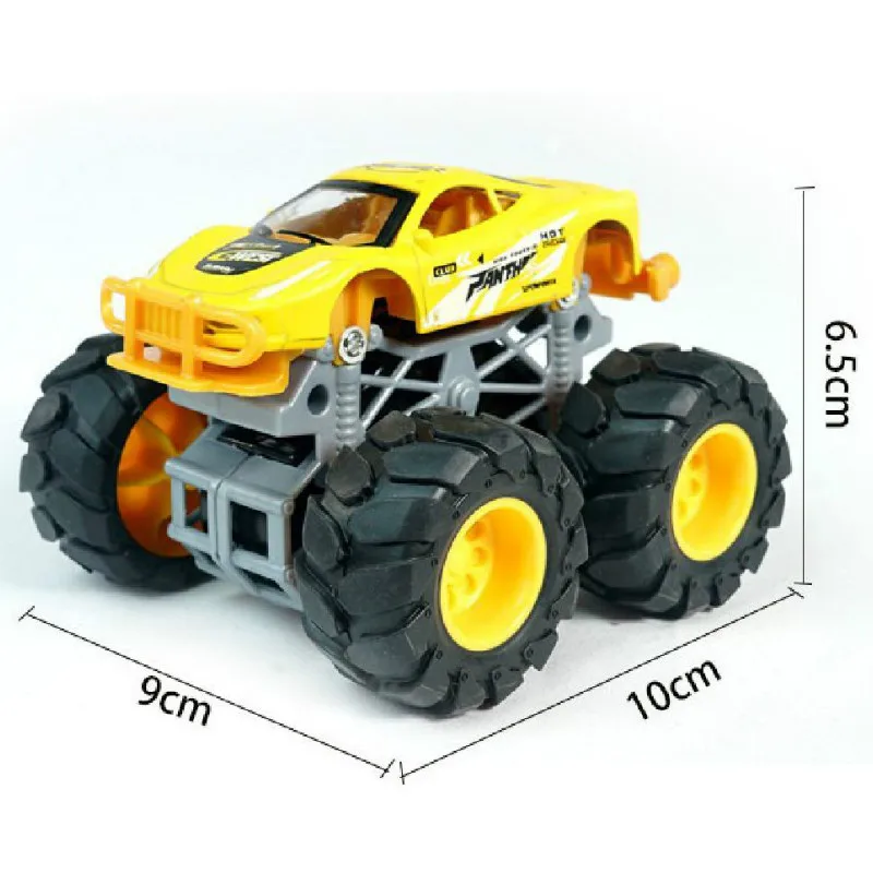 

New High Simulation Alloy Model Stunt Car Toy Suv 4wd Off-road Climbing Rotation Inertial Vehicle Gift Toy For Boys With Box