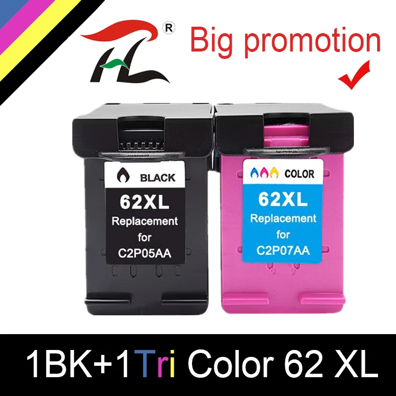 HTL чернильные картриджи 62 62xl HP Officejet 5740 de 5741 5742 5743 5744 5540 5544 5545 5546 5548 | Компьютеры и