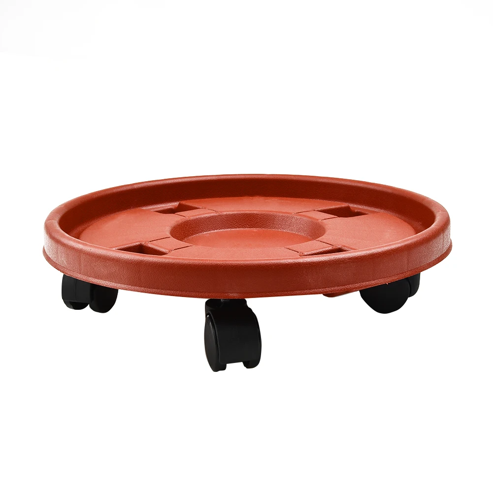 

Resin Flowerpot Tray Round Removable Plate With wheels Plant Vegetable