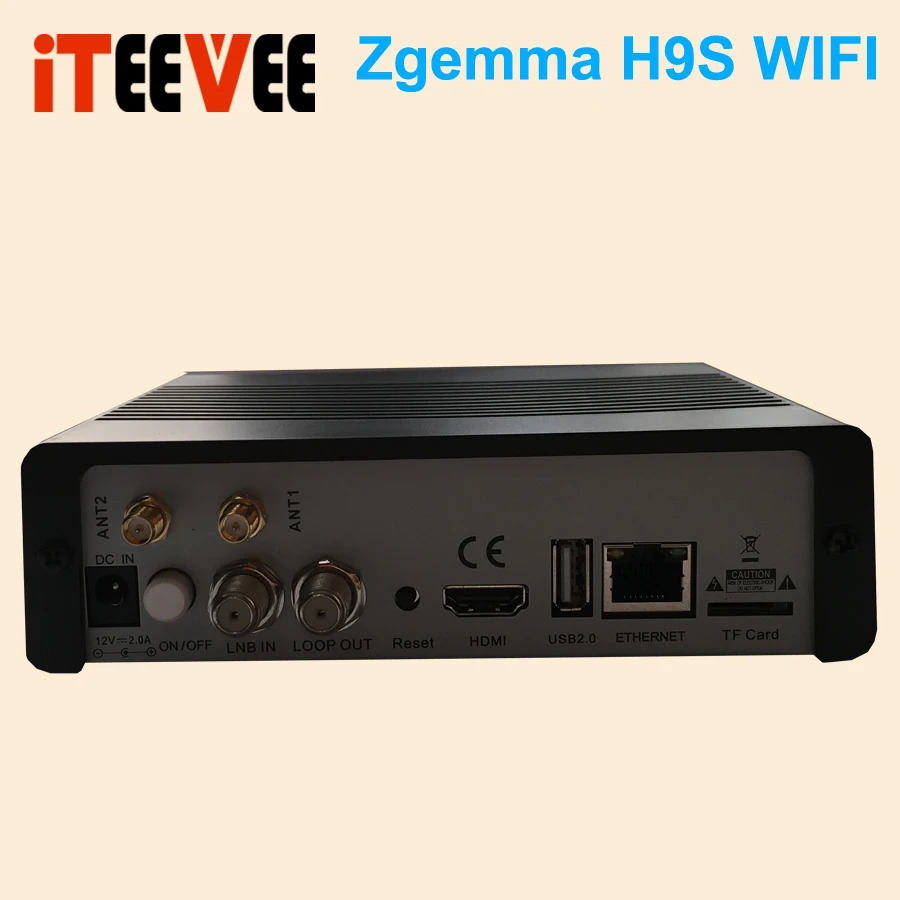 ZGEMMA H9S bulit in 300M wifi DVB-S2X мультистрим 4K UHD спутниковый ресивер Поддержка промежуточного оборудования Сталкер 1 шт