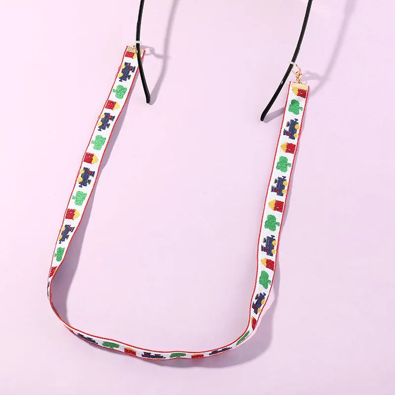 Новый тканевый брелок для очков с рисунком омаров застежка маска цепочка